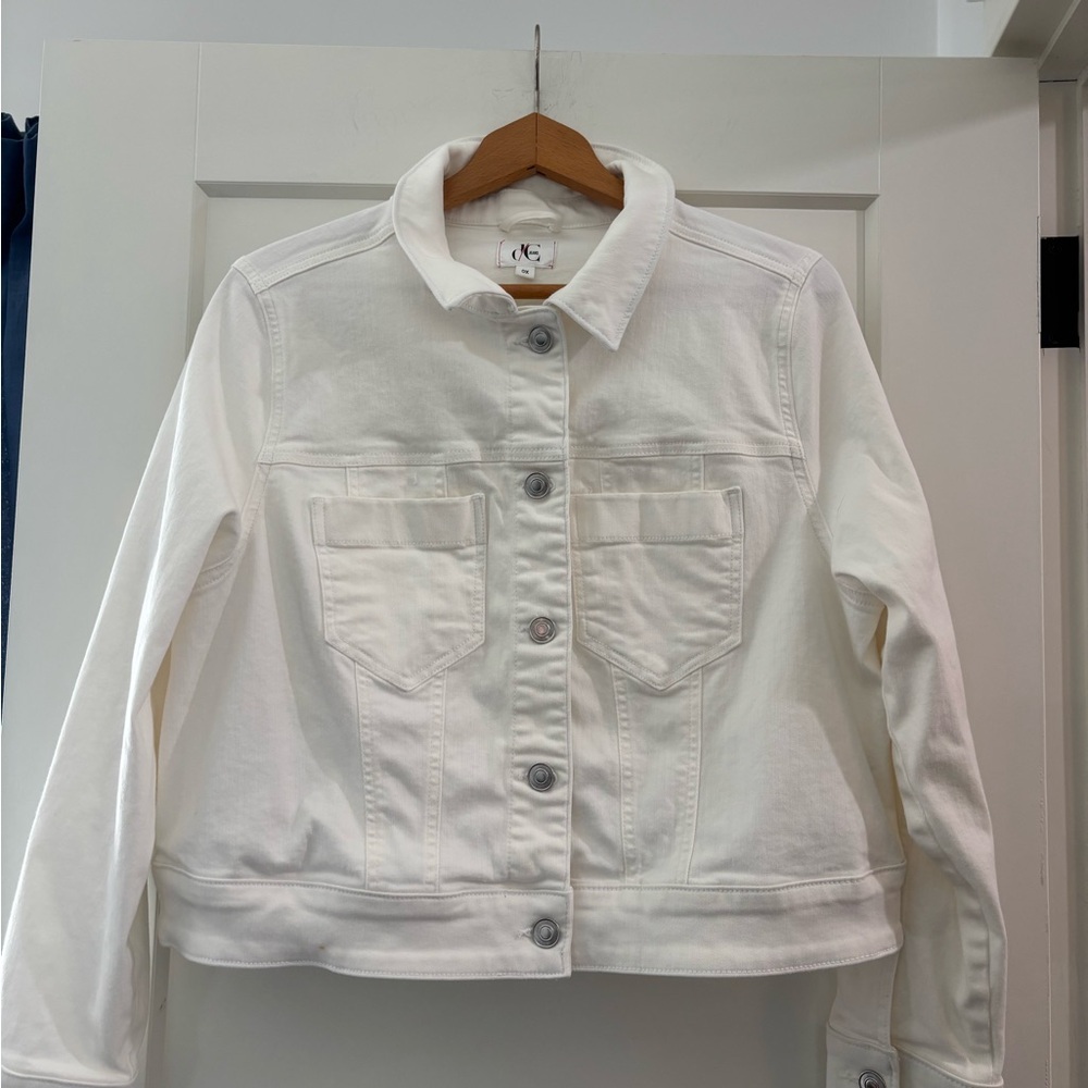 White Jean Jacket